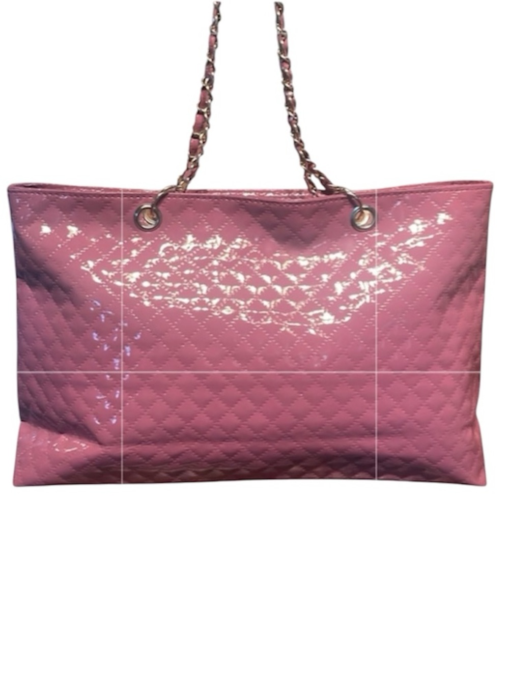Lavender Quilted Tote Bag